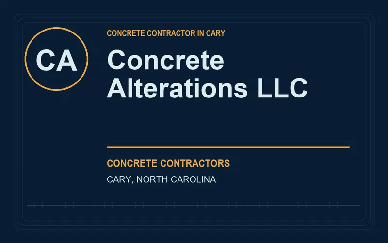 Concrete Alterations LLC in Cary, North Carolina