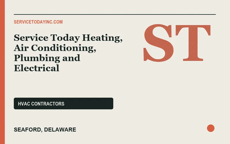 Service Today Heating, Air Conditioning, Plumbing and Electrical in Seaford, Delaware