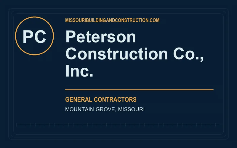 Peterson Construction Co., Inc. in Mountain Grove, Missouri
