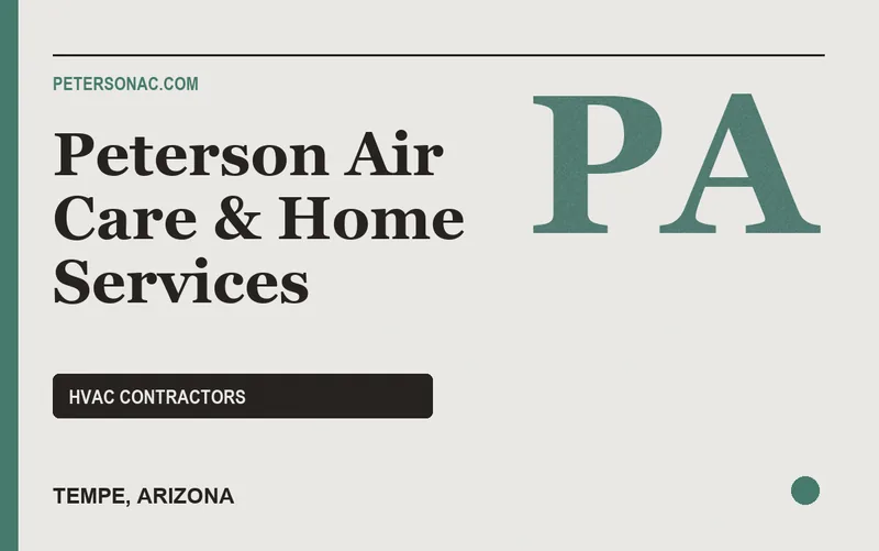 Peterson Air Care & Home Services in Tempe, Arizona