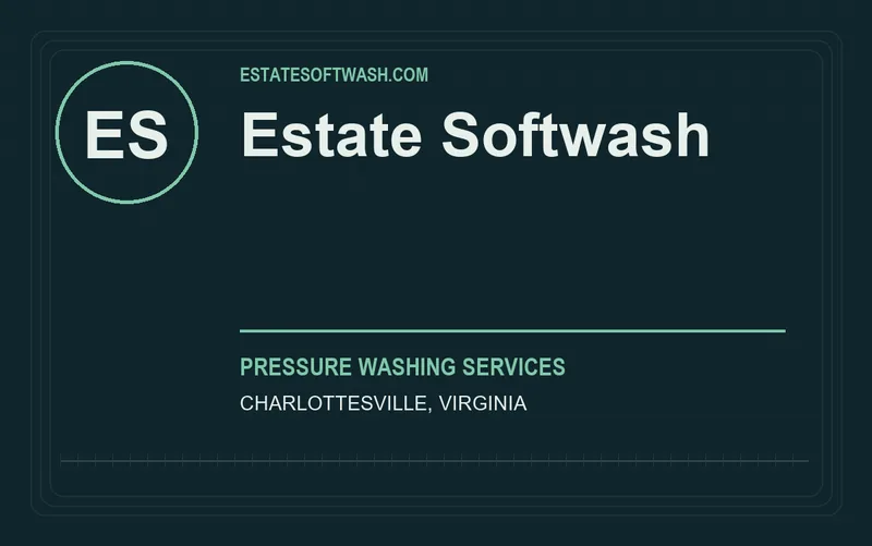 Estate Softwash in Charlottesville, Virginia