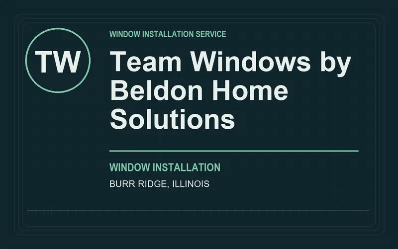 Team Windows by Beldon Home Solutions in Burr Ridge, Illinois