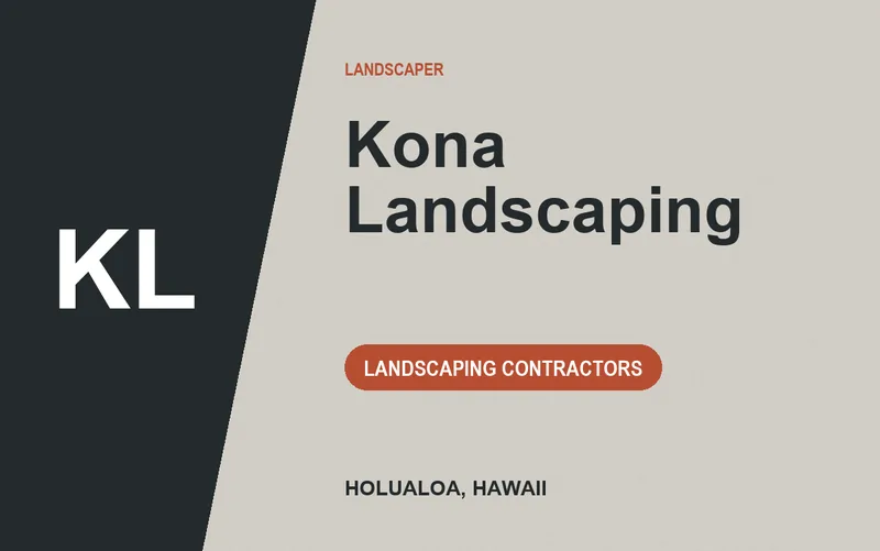 Kona Landscaping in Holualoa, Hawaii