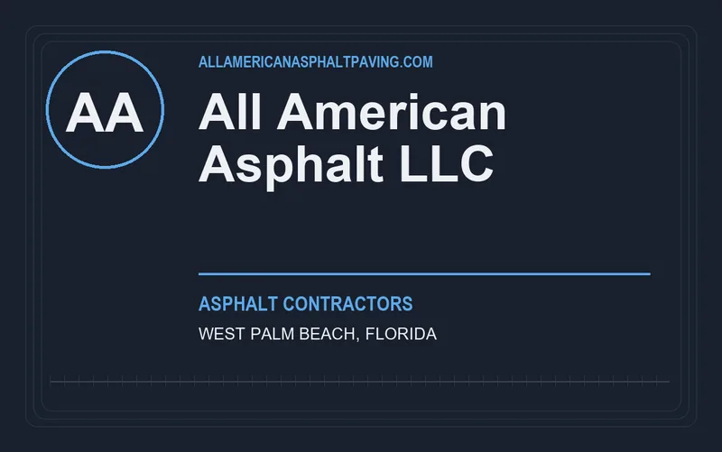 All American Asphalt LLC in West Palm Beach, Florida
