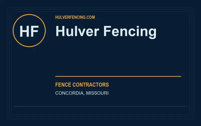 Hulver Fencing in Concordia, Missouri