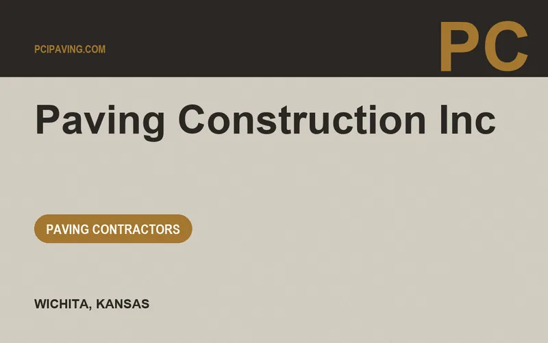Paving Construction Inc in Wichita, Kansas