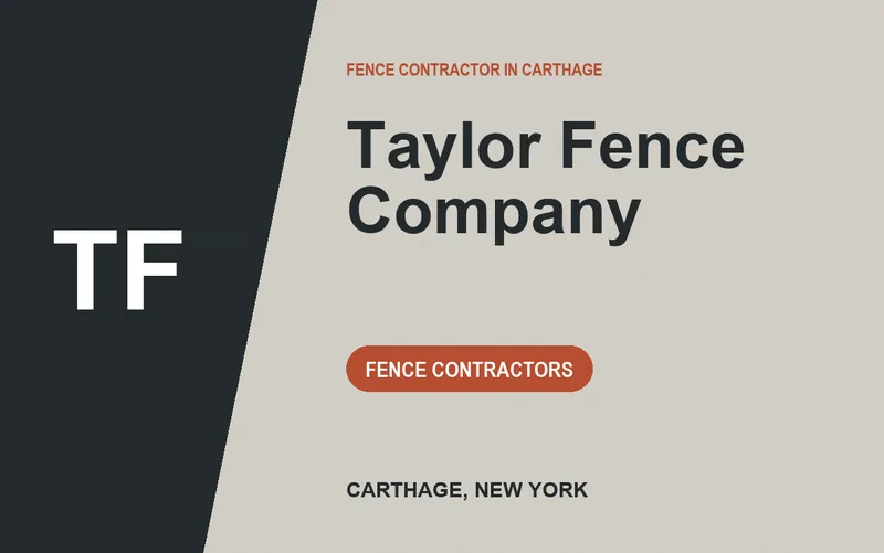 Taylor Fence Company in Carthage, New York