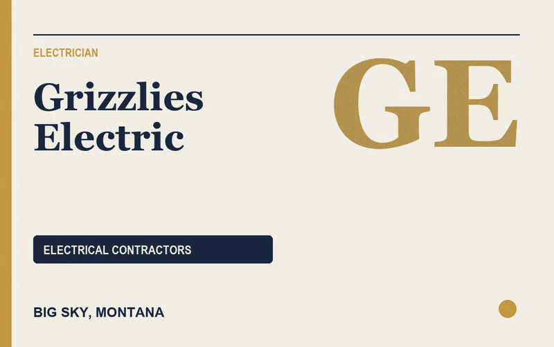 Grizzlies Electric in Big Sky, Montana