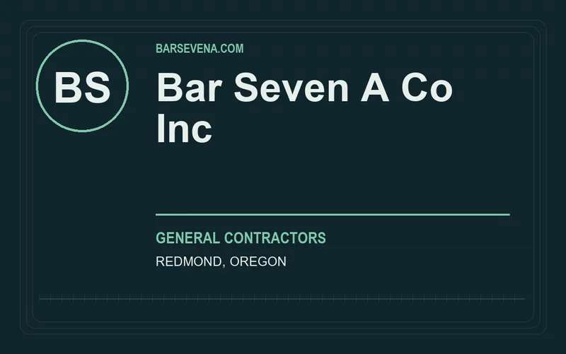 Bar Seven A Co Inc in Redmond, Oregon