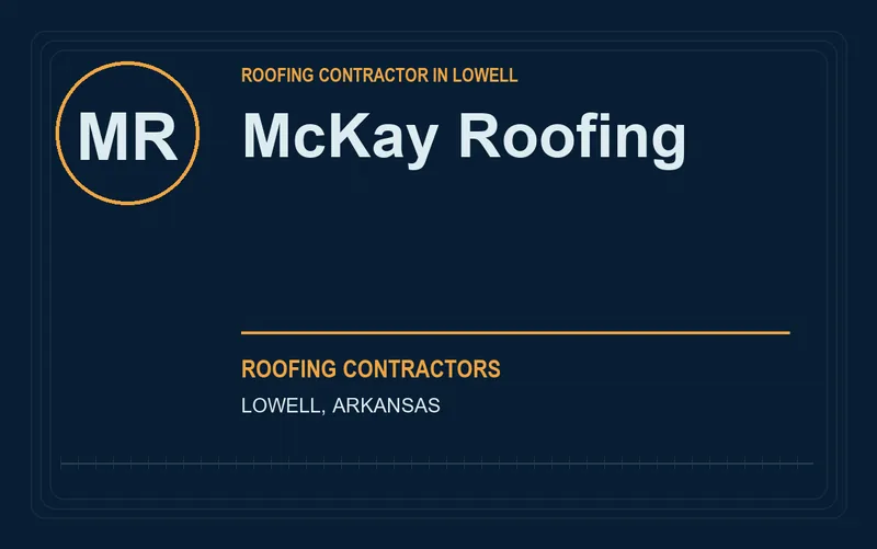 McKay Roofing in Lowell, Arkansas