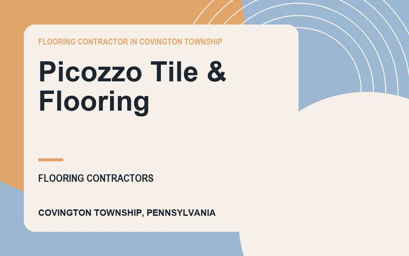 Picozzo Tile & Flooring in Covington Township, Pennsylvania