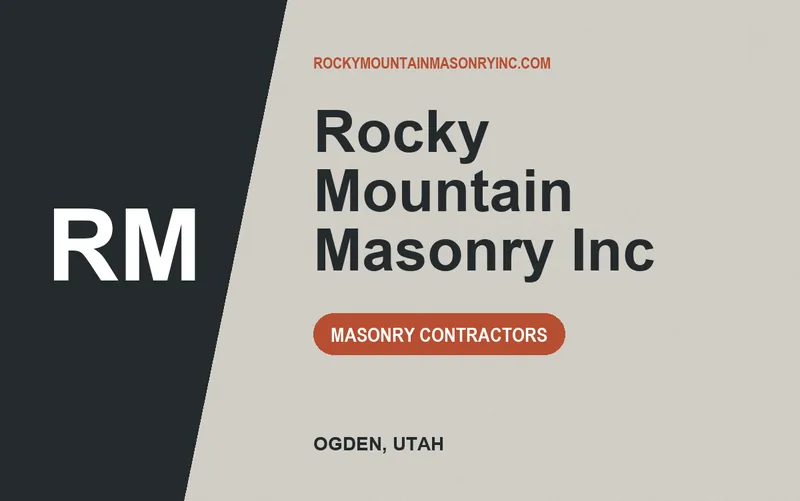 Rocky Mountain Masonry Inc in Ogden, Utah