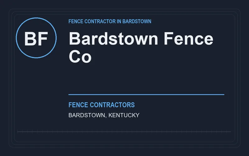 Bardstown Fence Co in Bardstown, Kentucky