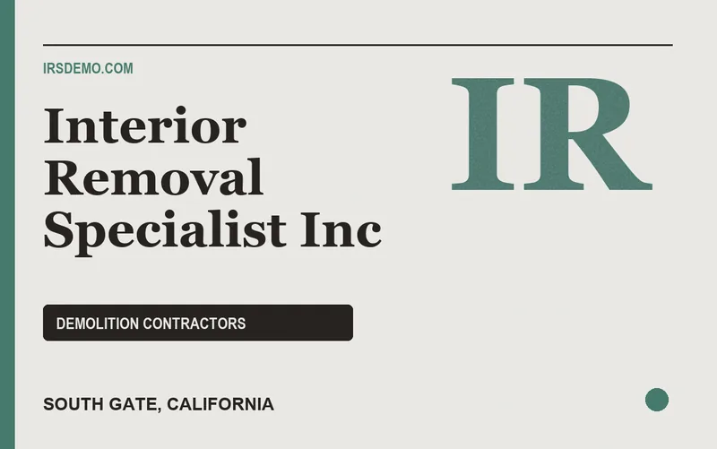 Interior Removal Specialist Inc in South Gate, California