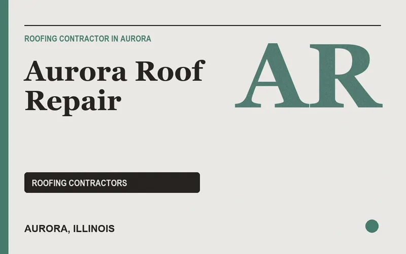 Aurora Roof Repair in Aurora, Illinois