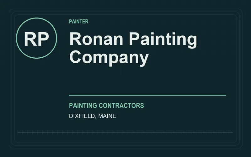 Ronan Painting Company in Dixfield, Maine