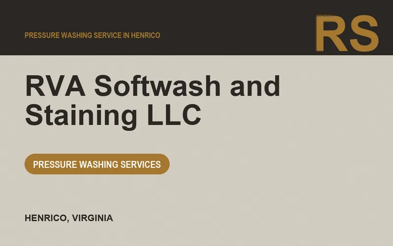 RVA Softwash and Staining LLC in Henrico, Virginia