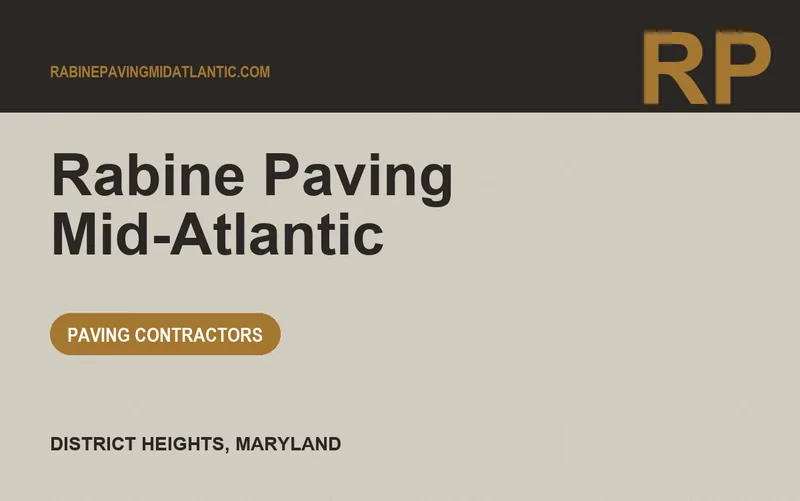 Rabine Paving Mid-Atlantic in District Heights, Maryland