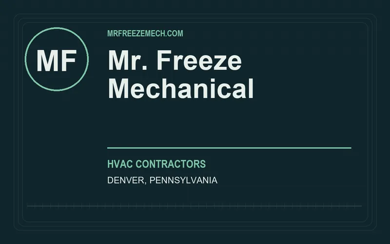 Mr. Freeze Mechanical in Denver, Pennsylvania