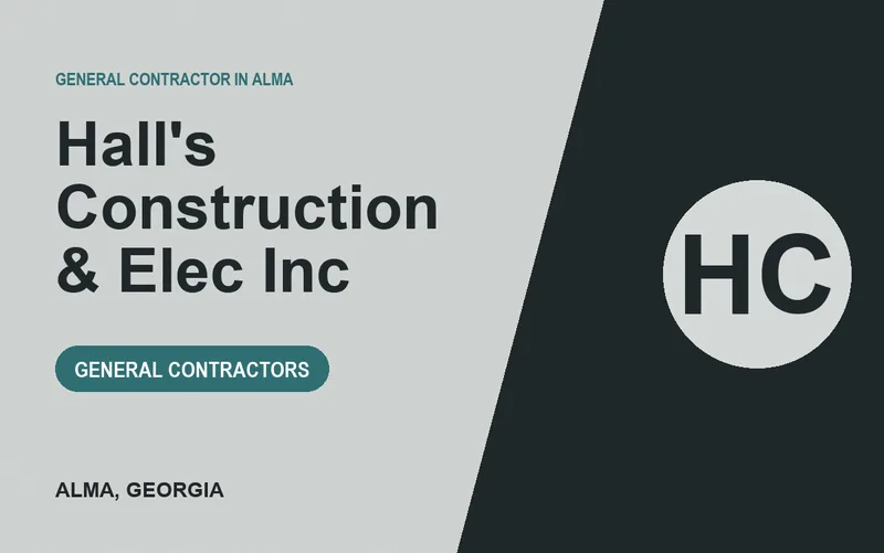 Hall's Construction & Elec Inc in Alma, Georgia