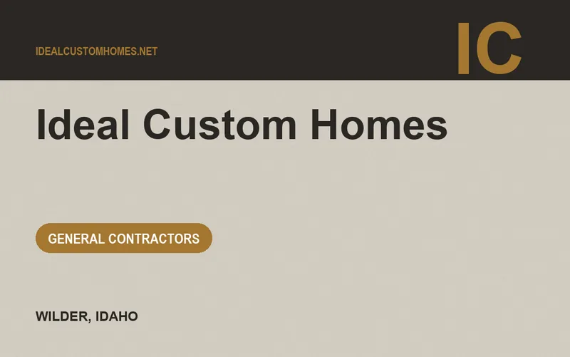 Ideal Custom Homes in Wilder, Idaho