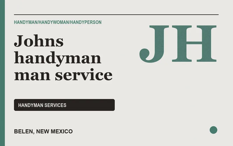 Johns handyman man service in Belen, New Mexico