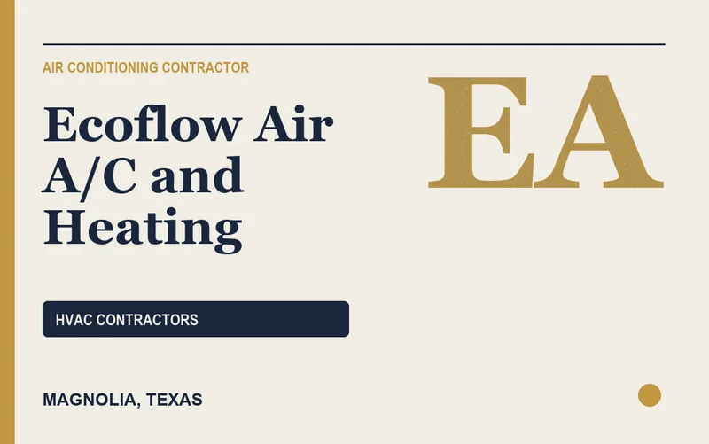 Ecoflow Air A/C and Heating in Magnolia, Texas