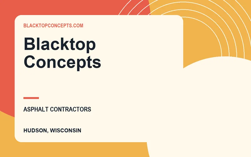 Blacktop Concepts in Hudson, Wisconsin