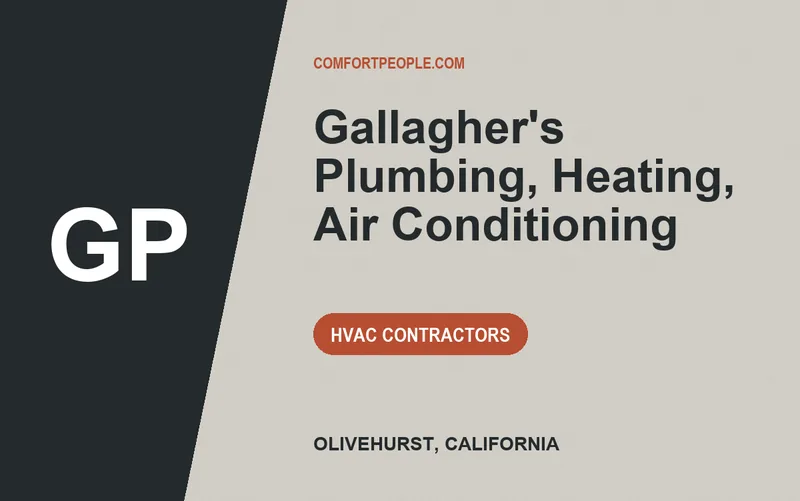 Gallagher's Plumbing, Heating, Air Conditioning in Olivehurst, California