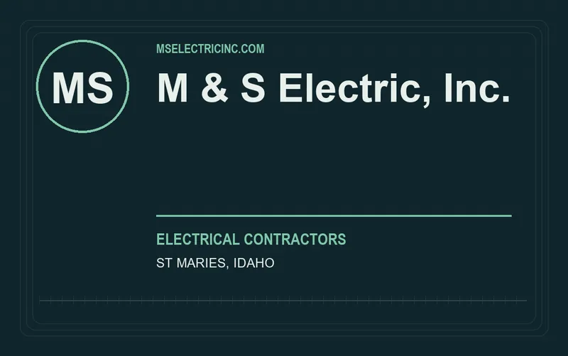 M & S Electric, Inc. in St Maries, Idaho