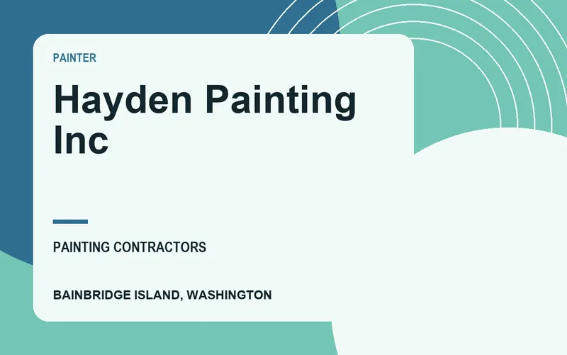 Hayden Painting Inc in Bainbridge Island, Washington