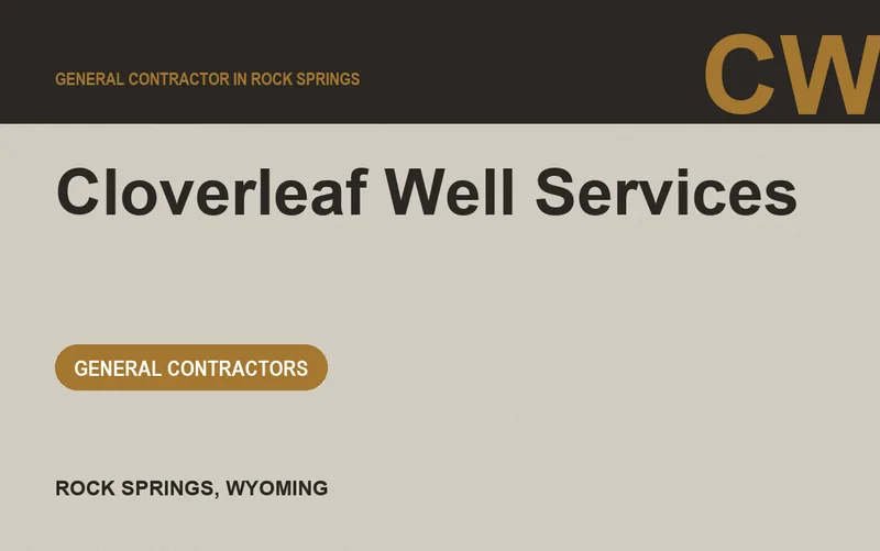 Cloverleaf Well Services in Rock Springs, Wyoming