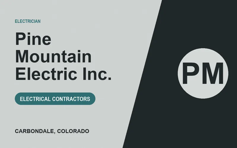 Pine Mountain Electric Inc. in Carbondale, Colorado