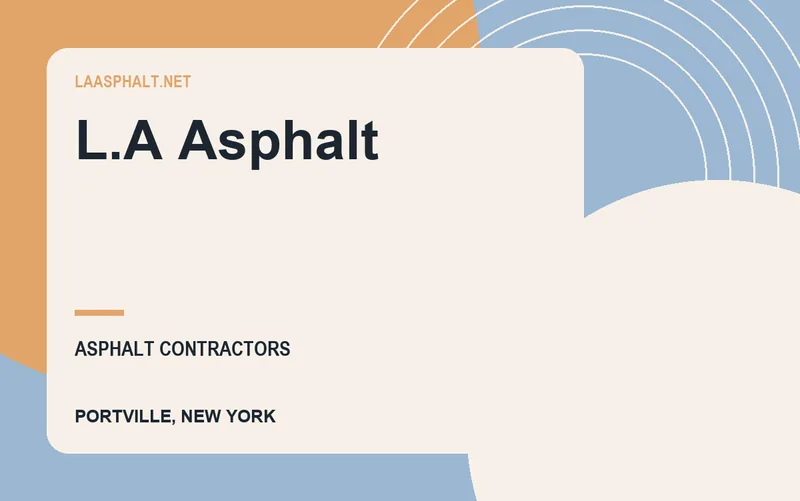 L.A Asphalt in Portville, New York