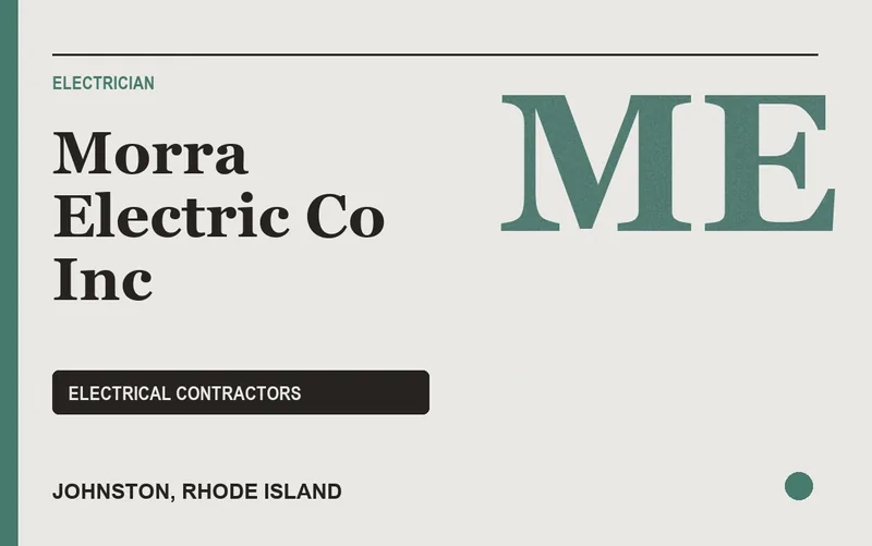Morra Electric Co Inc in Johnston, Rhode Island