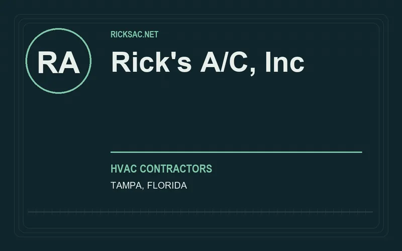 Rick's A/C, Inc in Tampa, Florida