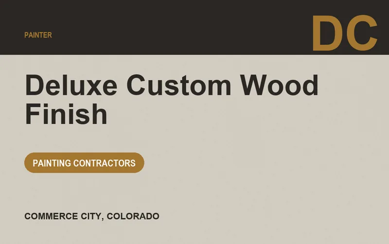 Deluxe Custom Wood Finish in Commerce City, Colorado