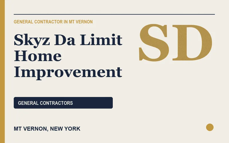 SKYZ DA LIMIT HOME IMPROVEMENT in Mt Vernon, New York