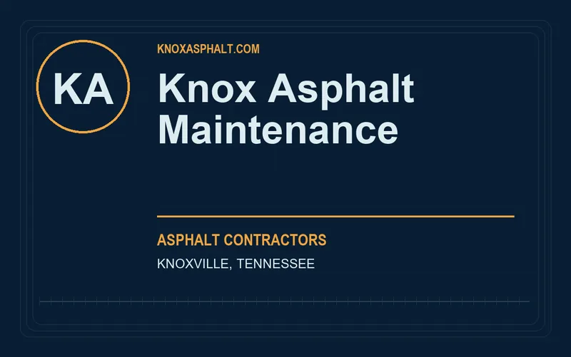 Knox Asphalt Maintenance in Knoxville, Tennessee