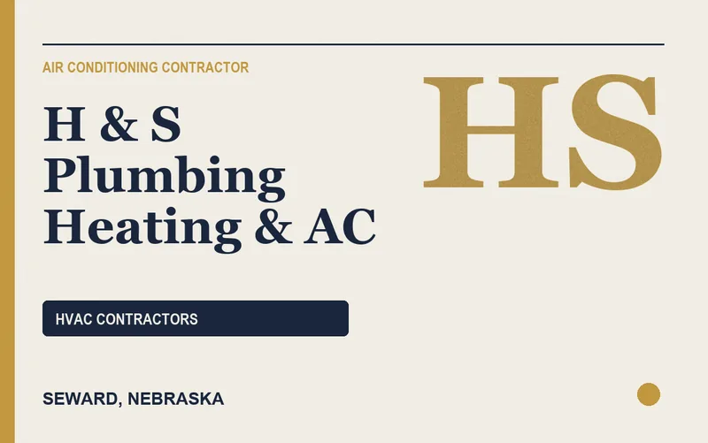 H & S Plumbing Heating & AC in Seward, Nebraska