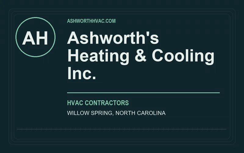 Ashworth's Heating & Cooling Inc. in Willow Spring, North Carolina