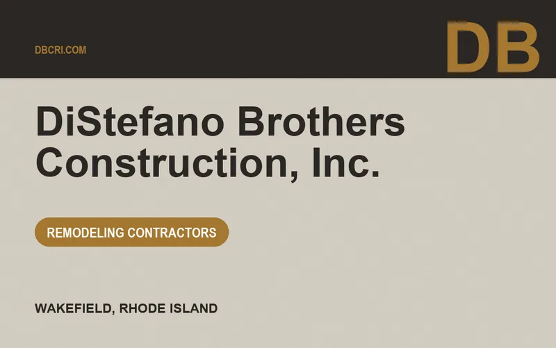 DiStefano Brothers Construction, Inc. in Wakefield, Rhode Island