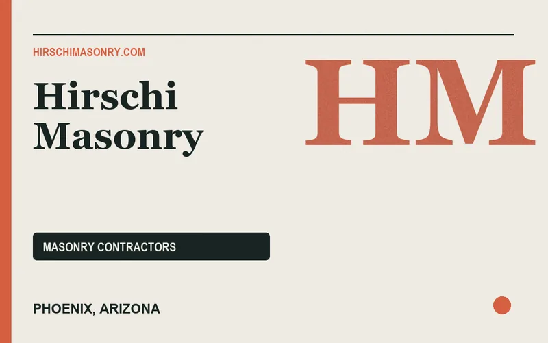 Hirschi Masonry in Phoenix, Arizona