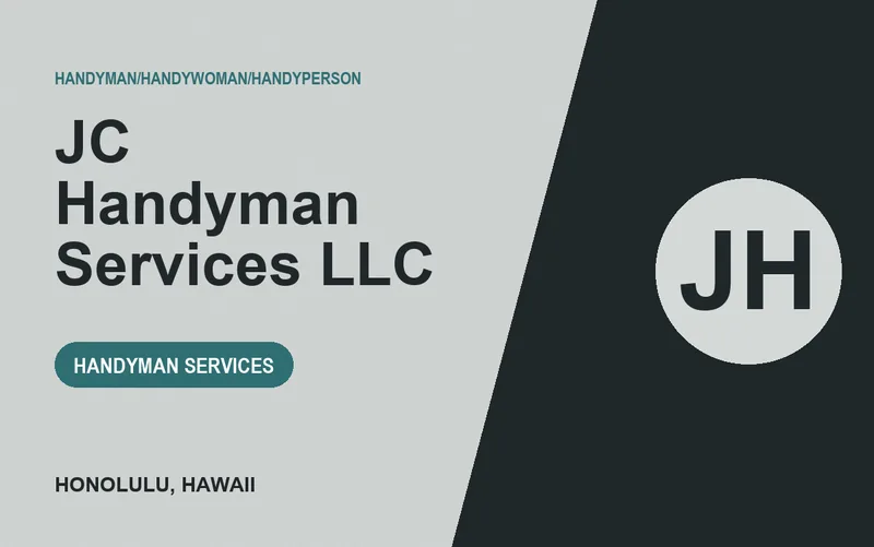JC Handyman Services LLC in Honolulu, Hawaii