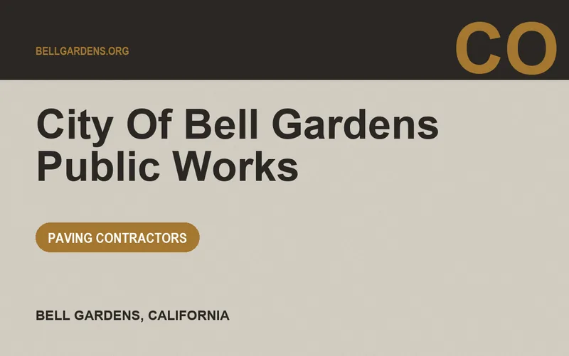 City Of Bell Gardens Public Works in Bell Gardens, California