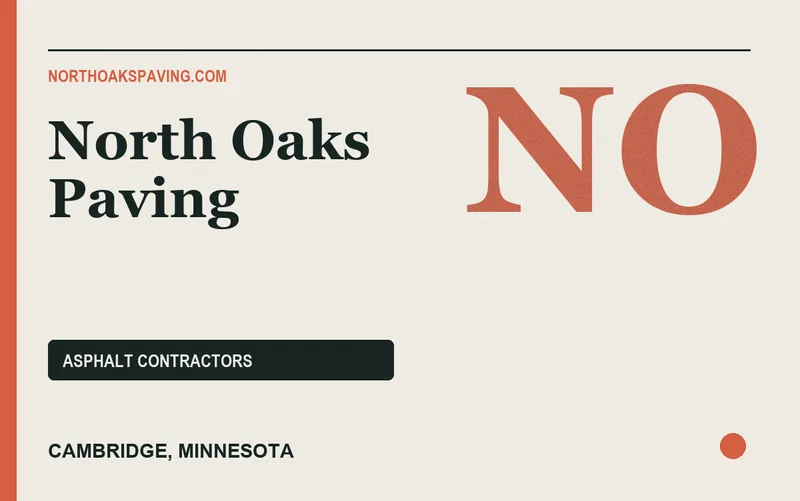 North Oaks Paving in Cambridge, Minnesota
