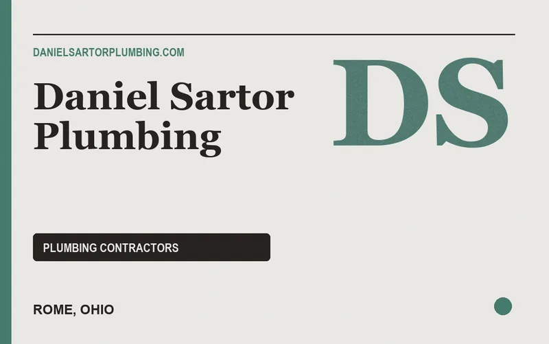 Daniel Sartor Plumbing in Rome, Ohio