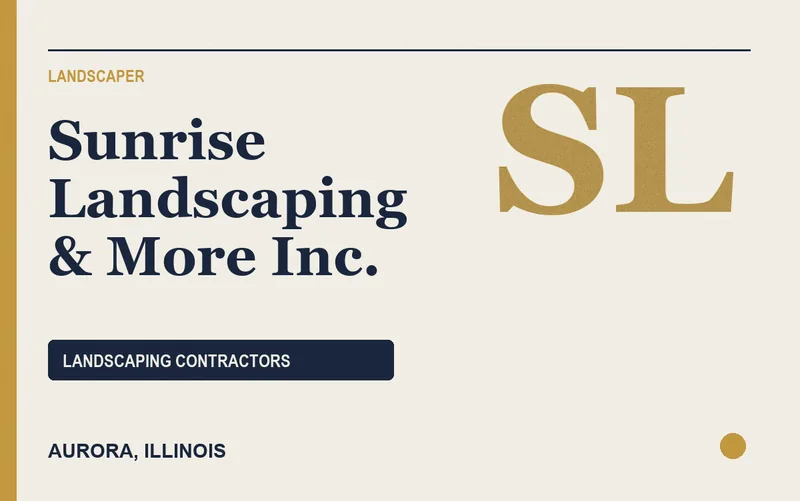 Sunrise Landscaping & More Inc. in Aurora, Illinois