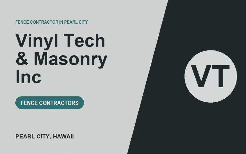 Vinyl Tech & Masonry Inc in Pearl City, Hawaii