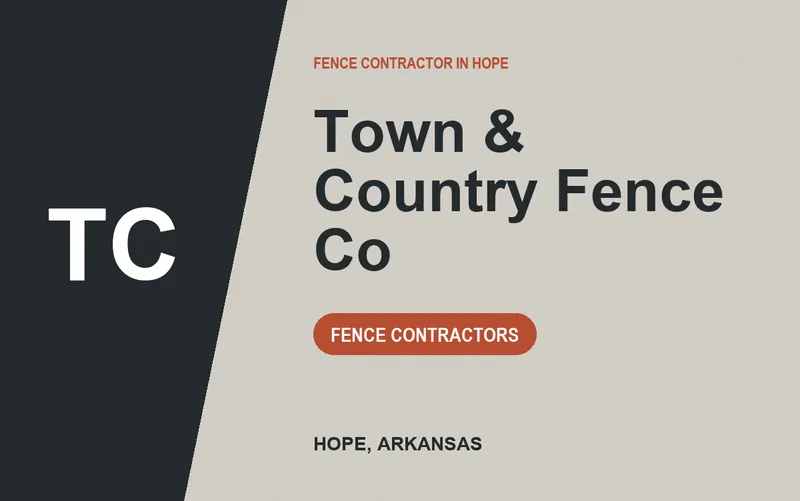Town & Country Fence Co in Hope, Arkansas